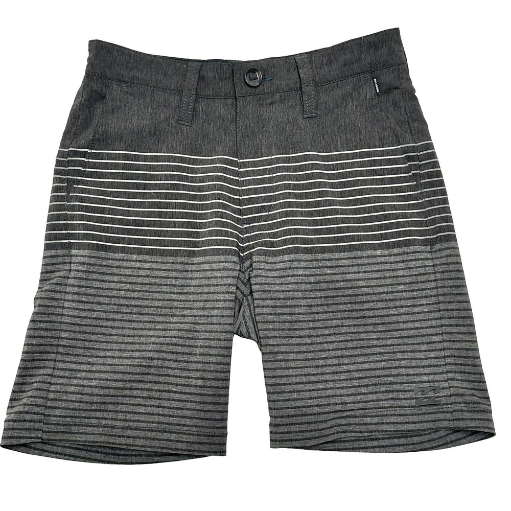 Billabong Shorts Men's Size 24 Gray Crossfire Submersibles 4 Way Stretch Stripes